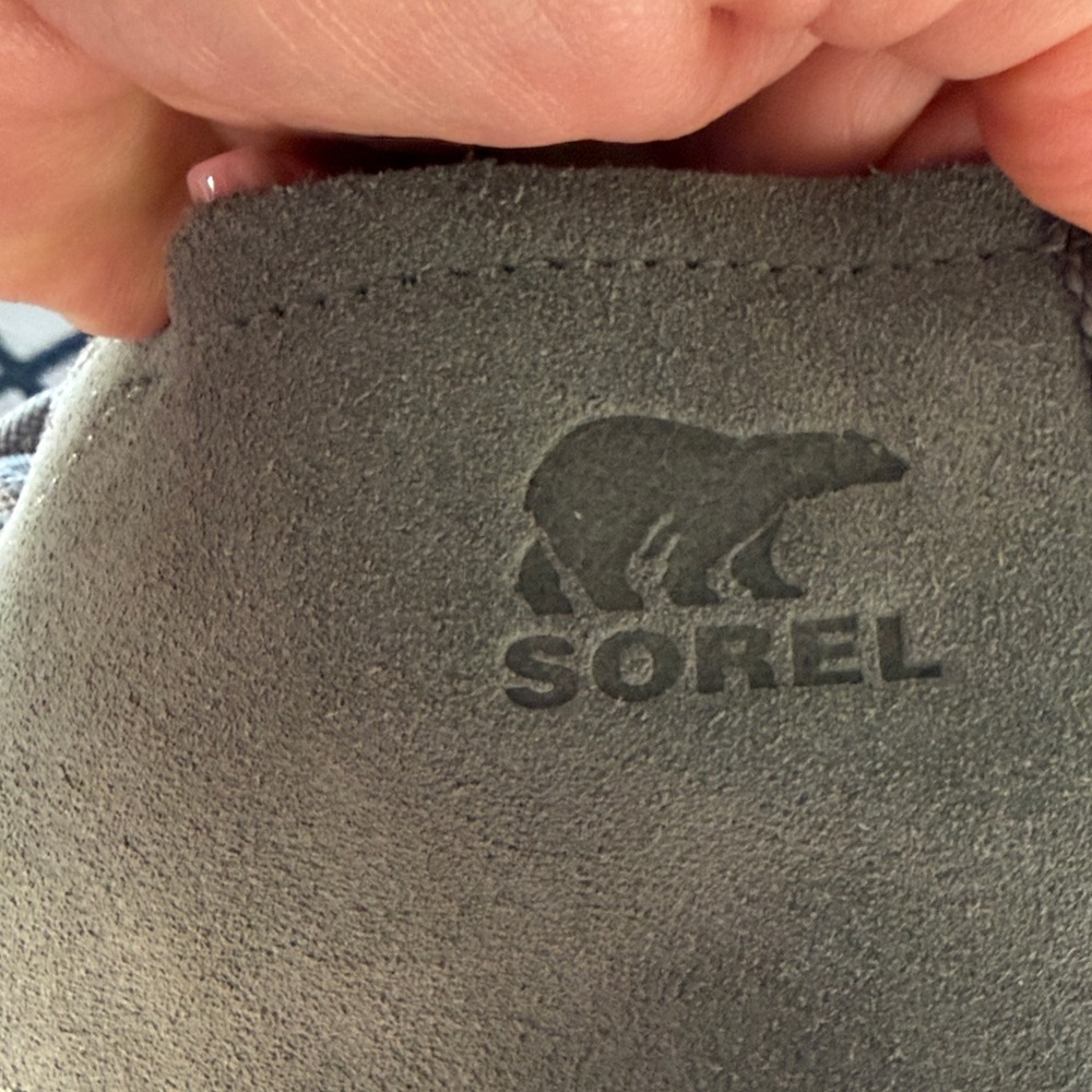 Sorel Gray Waterproof Suede Ankle Boots - Picture 3 of 10